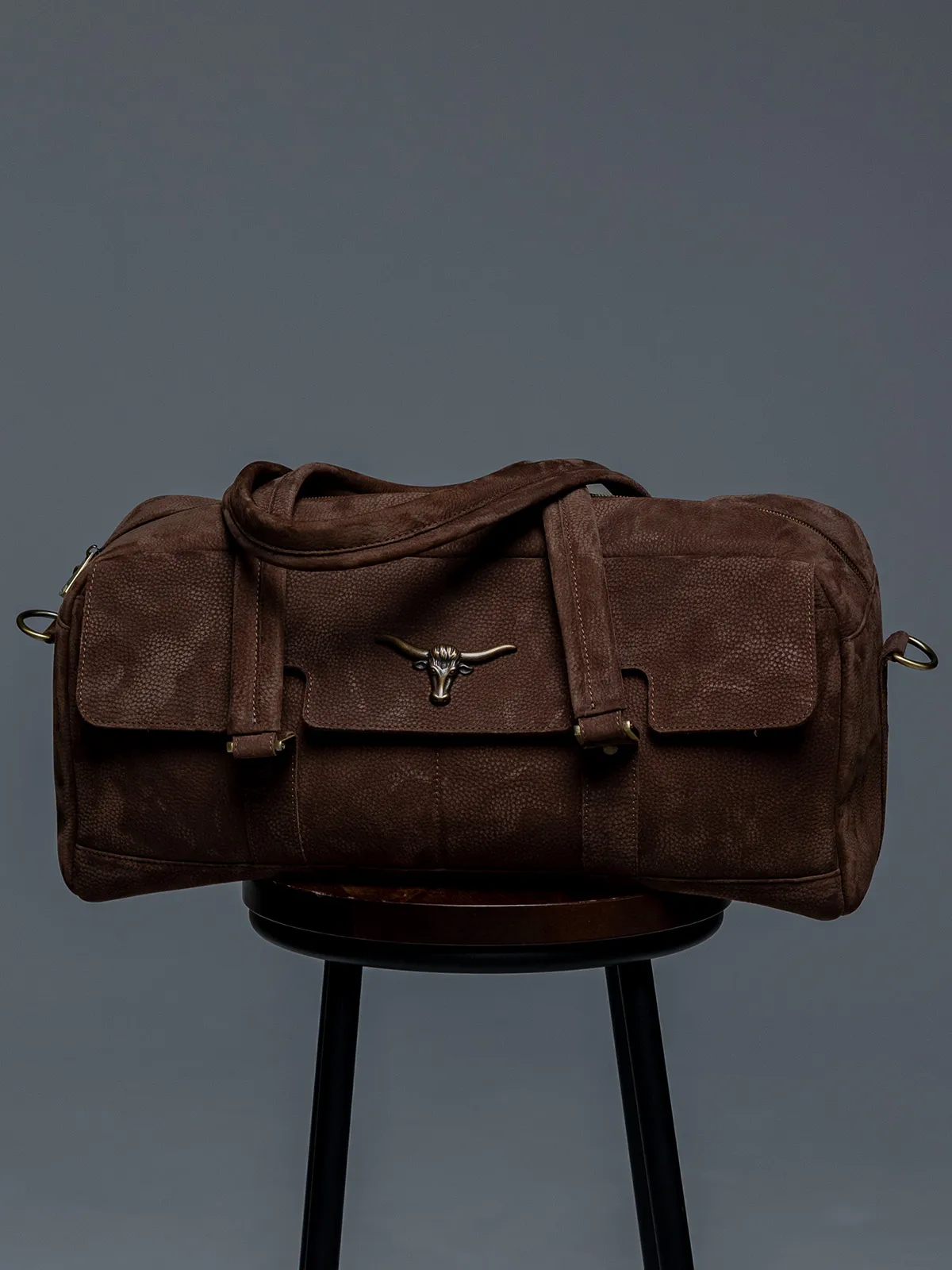 Изображение товара Кожаная сумка с длинными ручками, Hamilton Comfort by J.Audmorr, коричневый, натуральная итальянская кожа, ручная работа, мужская, женская  - номер 6